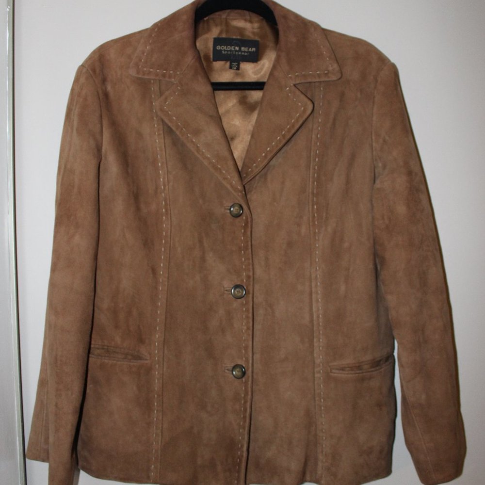100% Suede Vintage Sport Jacket